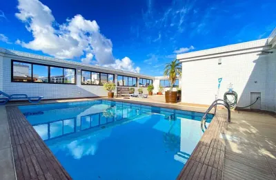Cobertura com 4 dormitórios à venda, 540 m² por r$ 4.650.000,00 - ponta da praia - santos/sp