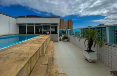 Cobertura com 3 dormitórios à venda, 190 m² por r$ 1.500.000,00 - ponta da praia - santos/sp