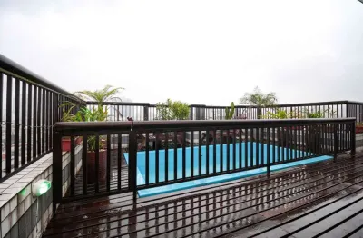Cobertura com 5 dormitórios, 400 m² - venda por r$ 2.250.000,00 ou aluguel por r$ 14.900,00 - embaré - santos/sp