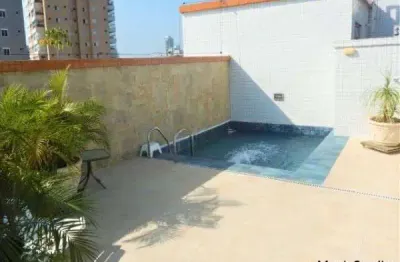Cobertura à venda, 258 m² por r$ 1.699.000,00 - gonzaga - santos/sp