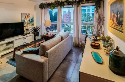 Apartamento com 2 dormitórios à venda, 72 m² por r$ 830.000,00 - embaré - santos/sp