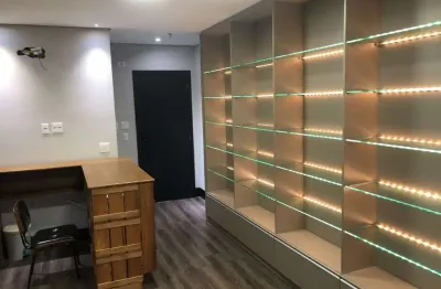 Sala para alugar, 45 m² por r$ 3.750/mês - encruzilhada - santos/sp