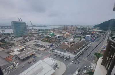 Sala comercial com 1 sala à venda na rua viscondessa do embaré, 230, valongo, santos, 43 m2 por r$ 215.000