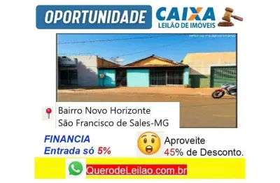 Casa com 3 quartos à venda na Rua 05, Novo Horizonte, São Francisco de Sales