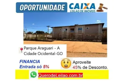 Apartamento com 2 quartos à venda na Quadra Quadra 41, Parque Araguari, Cidade Ocidental
