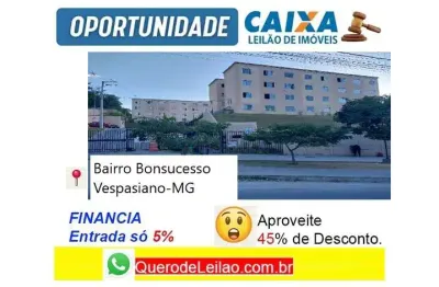 Apartamento com 2 quartos à venda na Avenida Divino Marques Guimarães, Nova Pampulha, Vespasiano