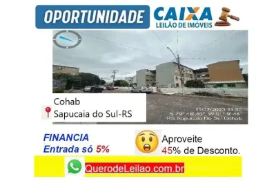 Apartamento com 1 quarto à venda na Rua Alfredo dos Santos, COHAB, Sapucaia do Sul
