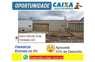 Casa com 2 quartos à venda na Rua Geraldo Garcia Lopes, Setor Monte Sinai, Trindade