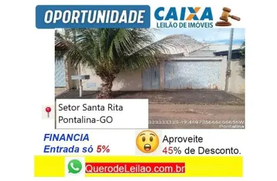Casa com 2 quartos à venda na Viela Segunda Da Av Comercial, Santa Rita, Pontalina