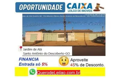 Casa com 2 quartos à venda na Quadra Quadra 45, Jardim de Alá, Santo Antônio do Descoberto