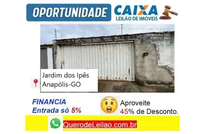 Casa com 3 quartos à venda na Rua Oscar Soares Azevedo, Jardim dos Ipês, Anápolis