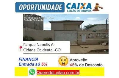 Apartamento com 2 quartos à venda na Quadra Quadra 32, Parque Nápolis A, Cidade Ocidental