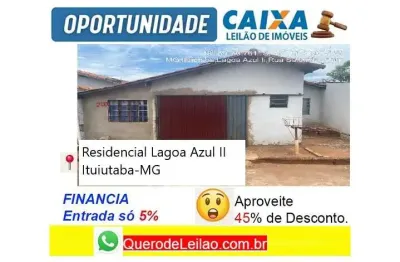 Casa com 3 quartos à venda na Rua Salerme Jabur, Lagoa Azul, Ituiutaba