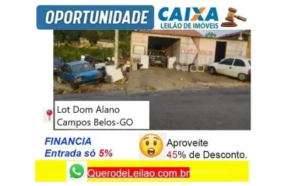 Casa com 2 quartos à venda em Dom Alano, Campos Belos 