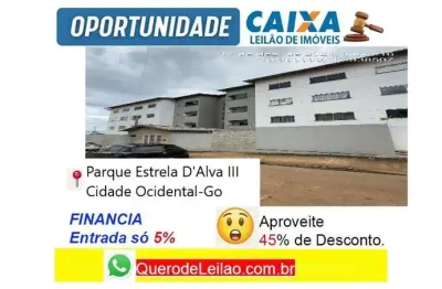 Apartamento com 2 quartos à venda na Quadra Quadra 117, Mansões Recreio Estrela D'Alva III, Cidade Ocidental