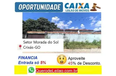 Casa com 2 quartos à venda no Setor Morada do Sol, Crixás 