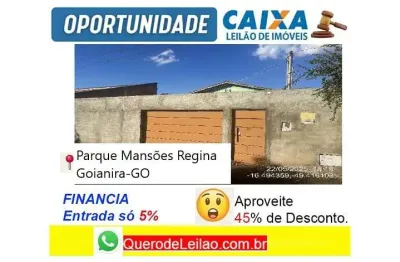 Casa com 3 quartos à venda na Avenida 1ª Avenida, Parque Mansões Regina, Goianira