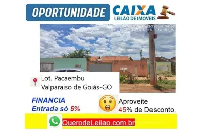 Casa com 2 quartos à venda na Rua da BR-, Pacaembu, Valparaíso de Goiás