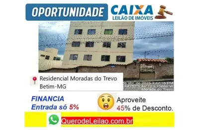 Apartamento com 2 quartos à venda na Rua João Pascoal Ribeiro, Morada do Trevo, Betim