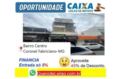 Apartamento com 1 quarto à venda na Rua Coronel Silvino Pereira, Centro, Coronel Fabriciano