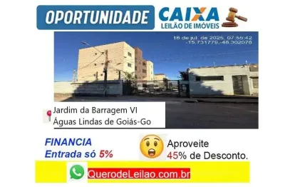 Apartamento com 2 quartos à venda no Jardim da Barragem VI, Águas Lindas de Goiás 
