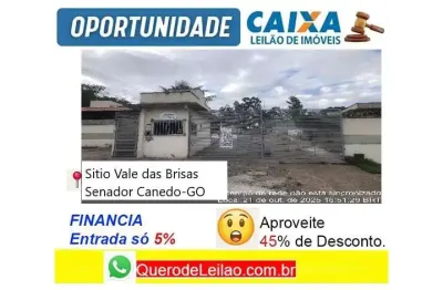 Casa com 2 quartos à venda na Rua dos Lampeões, Sítios Vale das Brisas, Senador Canedo