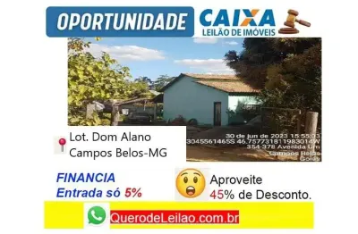 Casa com 2 quartos à venda no Centro, Campos Belos 