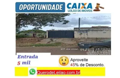 Casa com 2 quartos à venda na Rua Florestal, João Paulo II, Mateus Leme