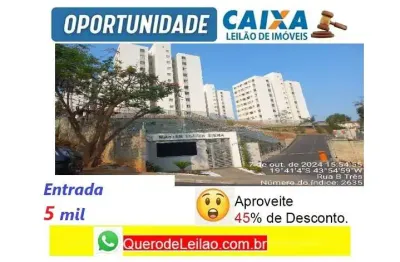 Apartamento com 2 quartos à venda na Rua Maria Alvarenga Magalhães, Central Park, Vespasiano