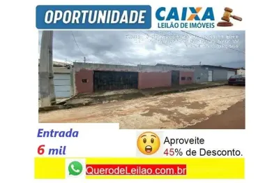 Casa com 2 quartos à venda na Rua Vinte e Dois, Jardim Califórnia, Três Corações