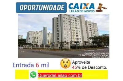 Apartamento com 2 quartos à venda na Rua Santo Dalfovo, Panazzolo, Caxias do Sul