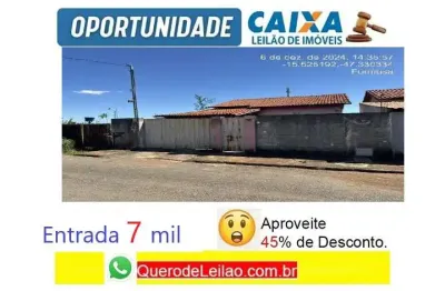 Casa com 2 quartos à venda na Avenida A, Vista Alegre, Formosa