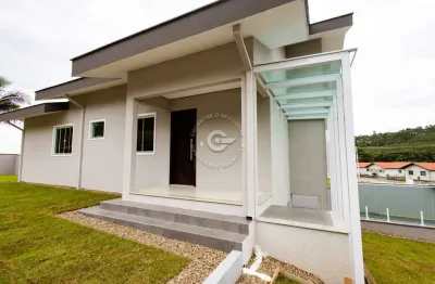 Casa com 4 quartos à venda na artur sardagna, 85, caixa d'água, guaramirim, 189 m2 por r$ 899.000