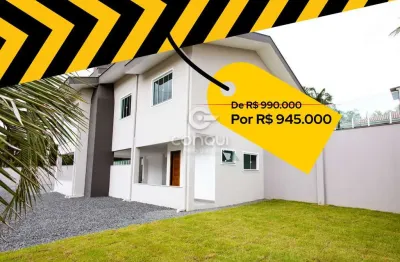 Casa com 4 quartos à venda na artur sardagna, 85, caixa d'água, guaramirim, 189 m2 por r$ 945.000