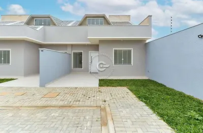 Casa em condomínio fechado com 3 quartos à venda na rua jundiaí do sul, 150, sítio cercado, curitiba, 160 m2 por r$ 575.000