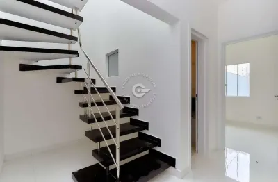 Casa em condomínio fechado com 3 quartos à venda na rua jundiaí do sul, 150, sítio cercado, curitiba, 160 m2 por r$ 575.000