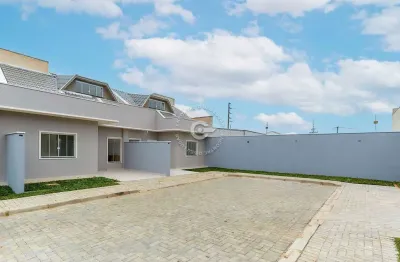 Casa em condomínio fechado com 3 quartos à venda na rua jundiaí do sul, 150, sítio cercado, curitiba, 160 m2 por r$ 575.000