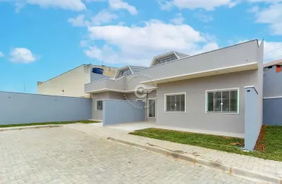 Casa em condomínio fechado com 3 quartos à venda na rua jundiaí do sul, 150, sítio cercado, curitiba, 160 m2 por r$ 575.000