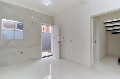 Casa em condomínio fechado com 3 quartos à venda na rua jundiaí do sul, 150, sítio cercado, curitiba, 117 m2 por r$ 495.000