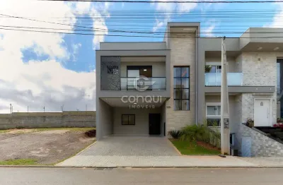 Casa em condomínio fechado com 3 quartos à venda na rua regina stuzinski ramos, 40, costeira, são josé dos pinhais, 140 m2 por r$ 839.000