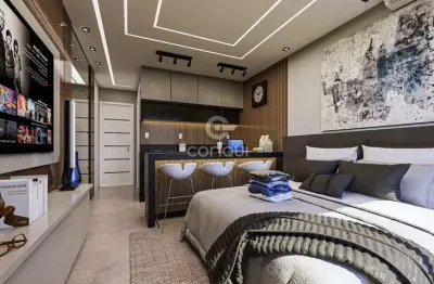 Apartamento com 1 quarto à venda na rua governador jorge lacerda, 543, guabirotuba, curitiba, 22 m2 por r$ 246.000