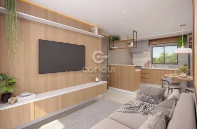 Apartamento com 3 quartos à venda na rua barão do cerro azul, 3038, bom jesus, são josé dos pinhais, 59 m2 por r$ 369.900