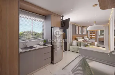 Apartamento com 1 quarto à venda na rua barão do cerro azul, 3038, bom jesus, são josé dos pinhais, 30 m2 por r$ 229.900