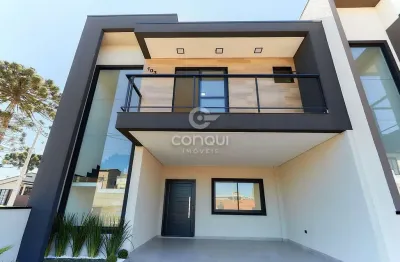 Casa em condomínio fechado com 3 quartos à venda na rua manoel martins, 905, costeira, são josé dos pinhais, 160 m2 por r$ 1.050.000