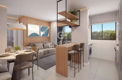 Apartamento com 2 quartos à venda na avenida deputado joão leopoldo jacomel, 1259, pedro moro, são josé dos pinhais, 50 m2 por r$ 369.900