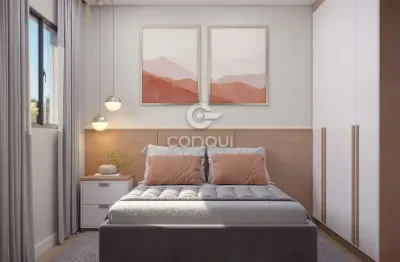 Apartamento com 2 quartos à venda na avenida deputado joão leopoldo jacomel, 1259, pedro moro, são josé dos pinhais, 44 m2 por r$ 299.900