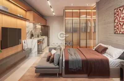 Apartamento com 1 quarto à venda na rua veríssimo marques, 1753, centro, são josé dos pinhais, 35 m2 por r$ 333.000