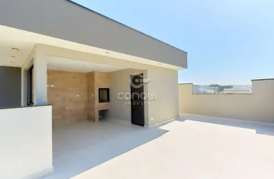 Casa em condomínio fechado com 3 quartos à venda na travessa ferreira, 52, uberaba, curitiba, 131 m2 por r$ 840.000