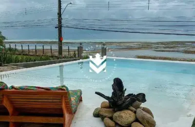 Casa beira mar japaratinga - 8 suites, piscina e jacuzzi
