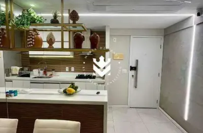 Vendo apartamento andar alto com vista mar, projetado e mobiliado no pina.